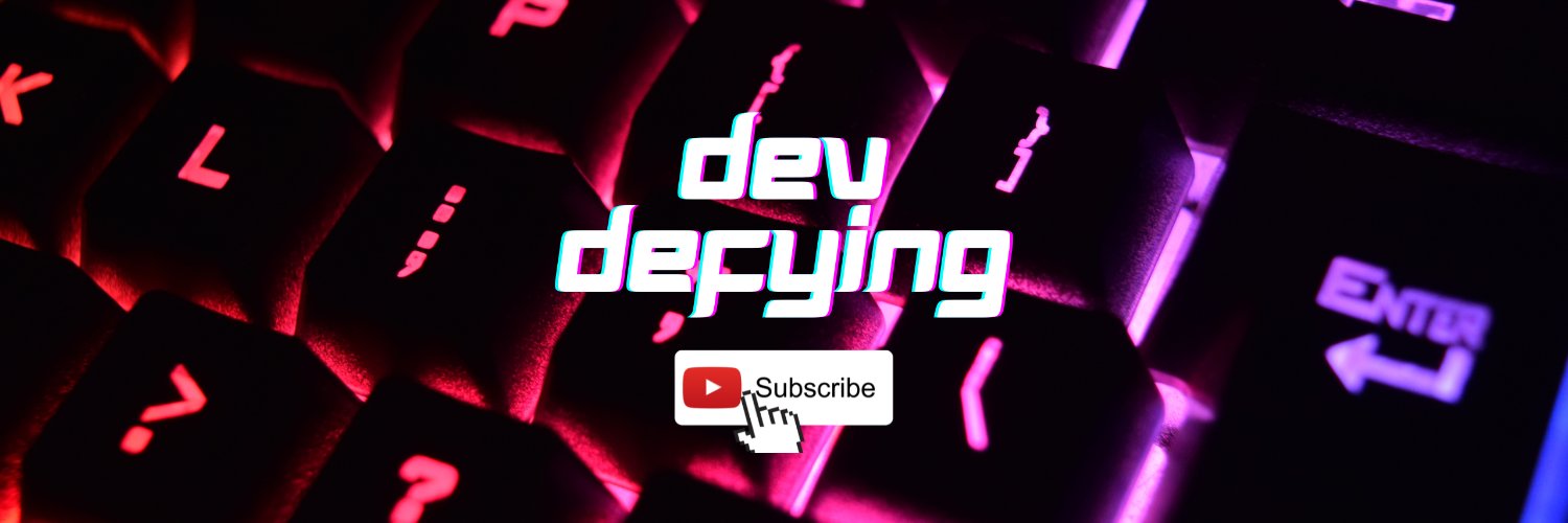 DevDefying ⚛️ banner
