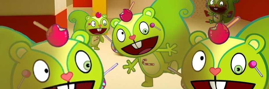 Happy Tree Friends where they shouldn't be banner
