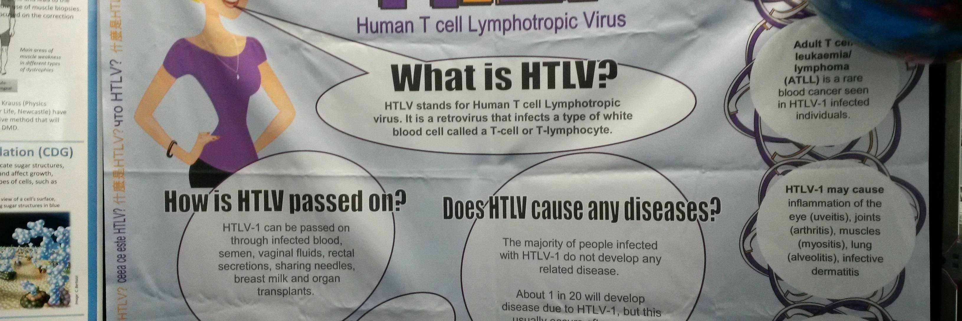 HTLV Aware banner