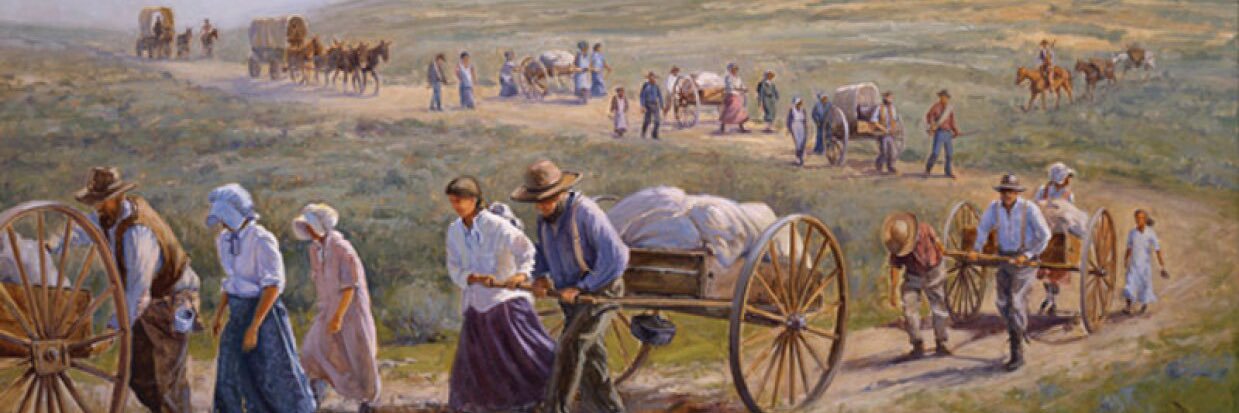 Wandering American banner