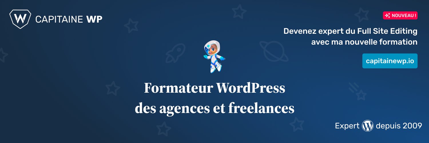 Max Ⓦ CapitaineWP 👨‍🚀 banner