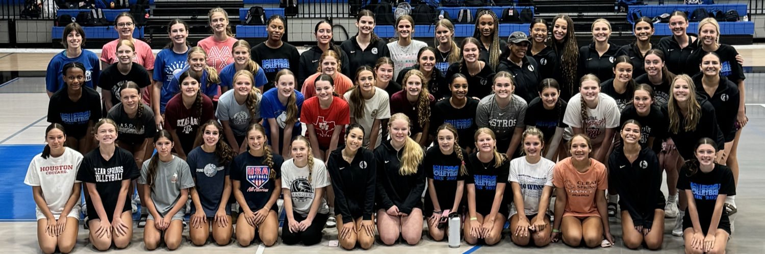 Clear Springs Volleyball banner