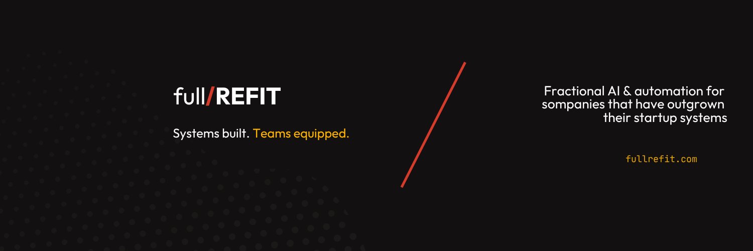 fullREFIT's profile banner image