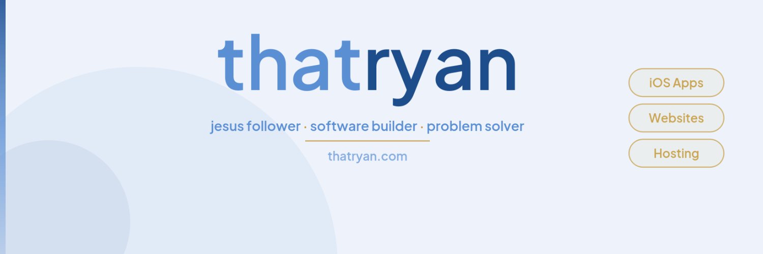 thatryan's profile banner image