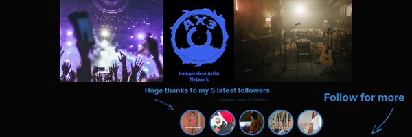 AX3 Independent Artist Network Profile Banner