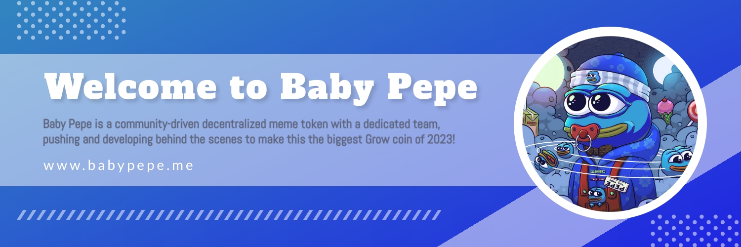 Baby Pepe banner