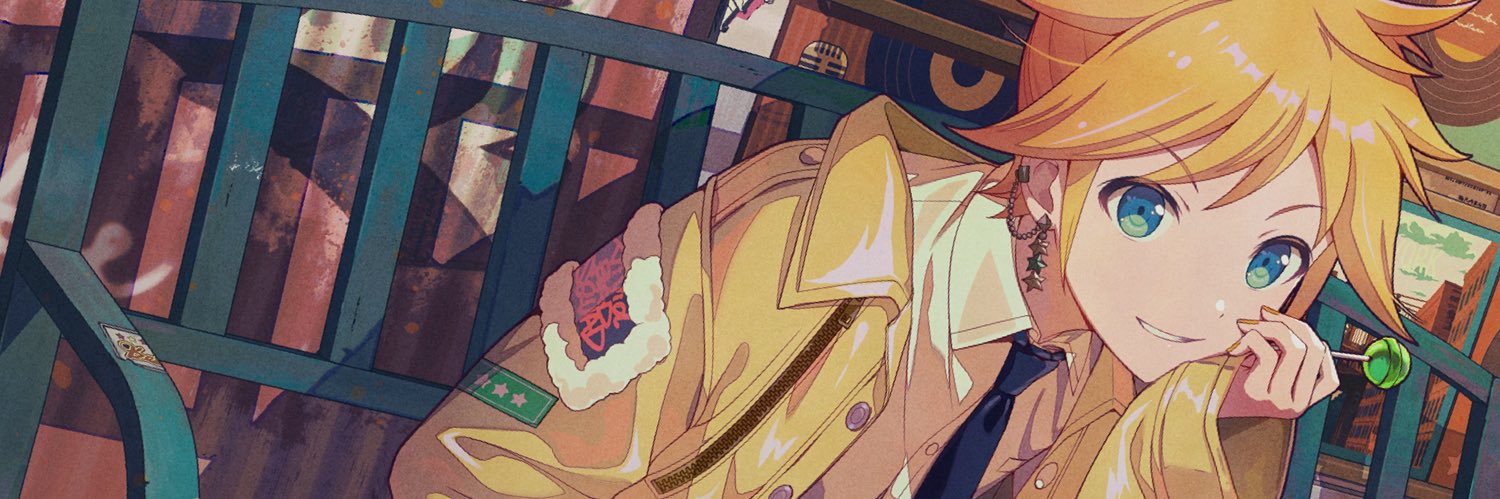 ；《🍌🎹》／：Morhev：＼〔Voca-P〕≡･ﾚﾝ•≡ banner