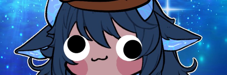 Synth🌊🥞 Devil Ray Vtuber banner