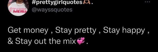 PrettyTriecy Profile Banner