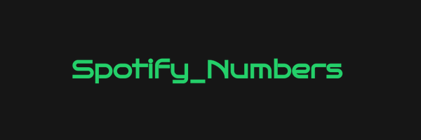 Spotify_numbers Profile Banner