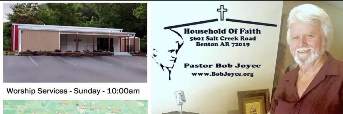 Pastor Bob Joyce - Household Of Faith banner