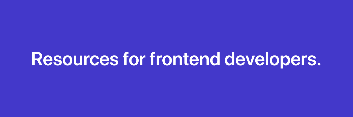 Frontend Planet 🪐 banner