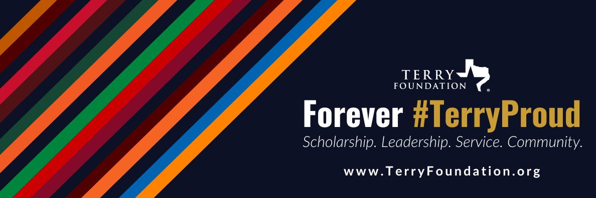 The Terry Foundation banner