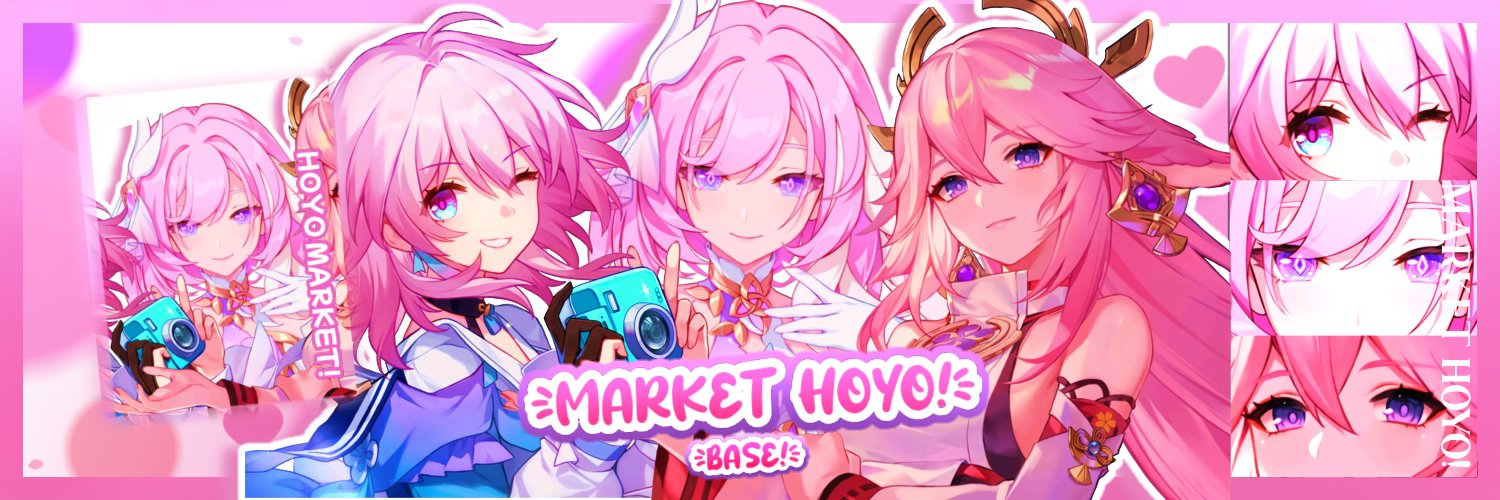 CLOSE DM 📩 MARKET HOYO! Profile Banner