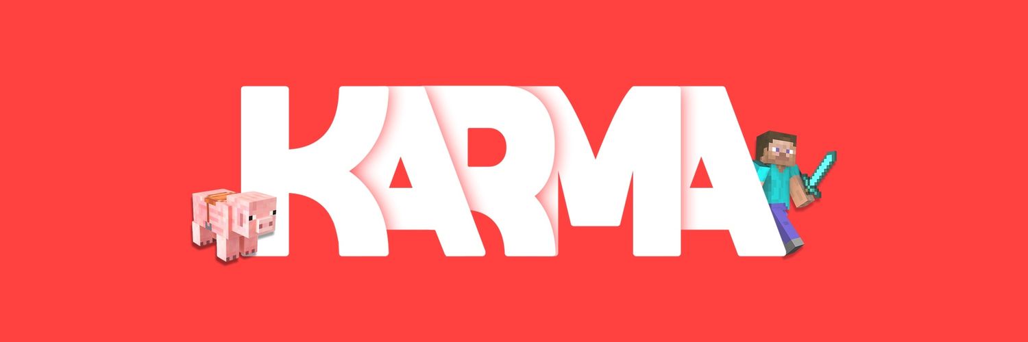 Karma Minecraft banner