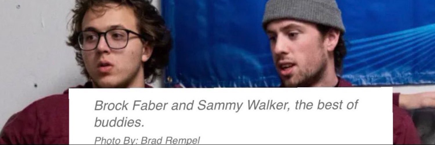 Zeev Buium’s #1 fan banner