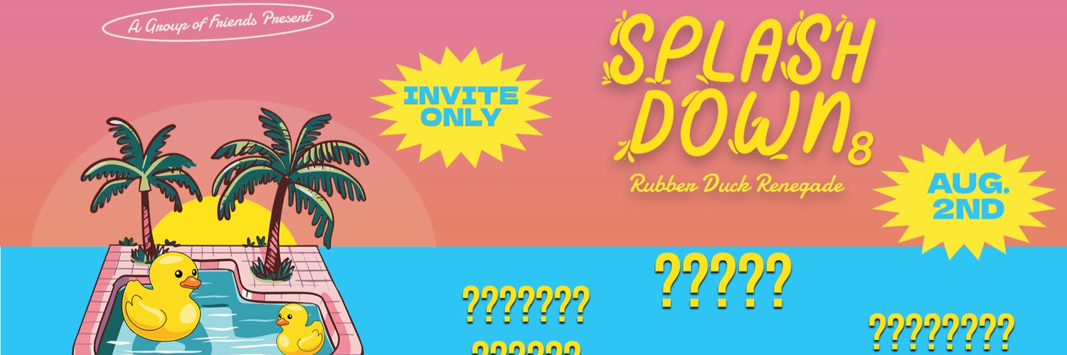 Splash Down banner