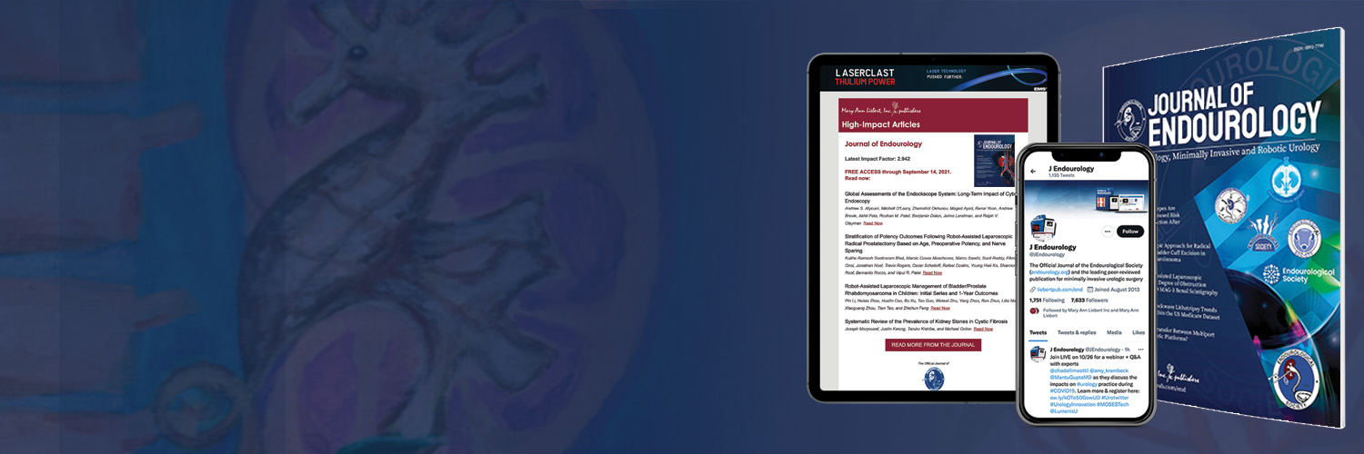 Journal of Endourology's banner