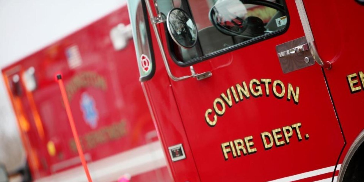 Covington IAFF 38 banner