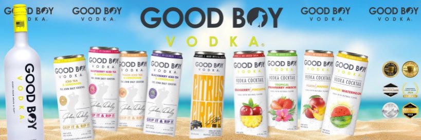 Good Boy Vodka's banner