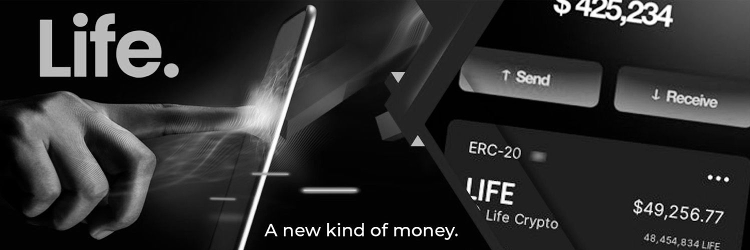 LIFE Crypto Wallet - Unofficial Profile Banner