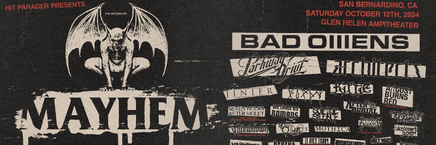 MayhemFest banner