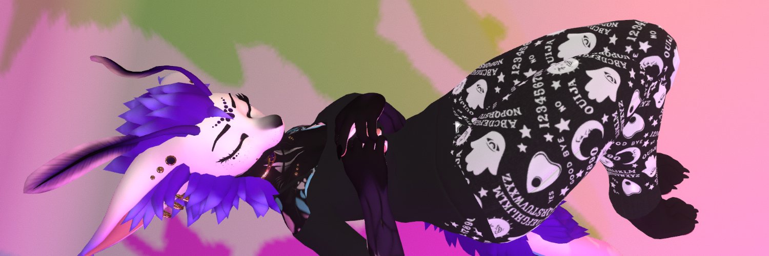 Ashe The Cotton Candy Fox💙🩷 banner