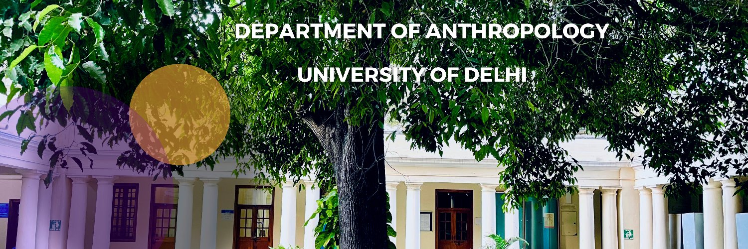 Dept. of Anthropology | Univ of Delhi | Official banner