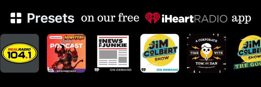 Real Radio 104.1 banner