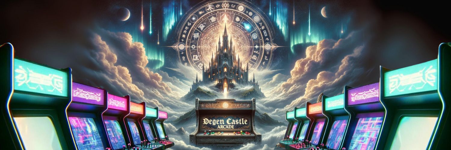 Degen Castle Arcade 🏰🧙‍♂️ $CASTLE banner