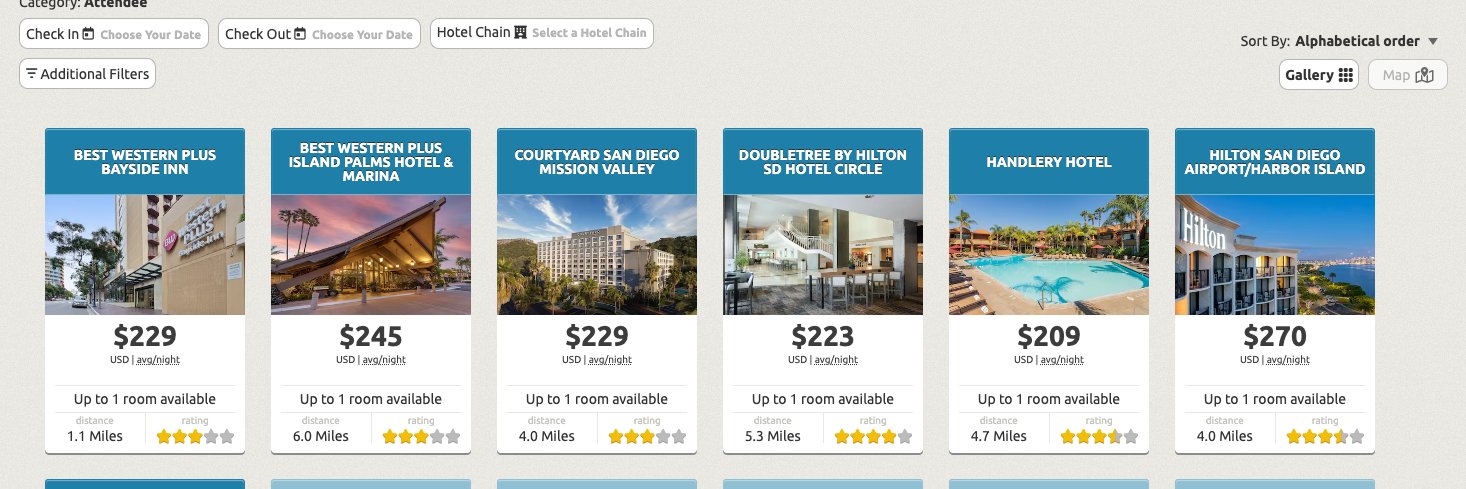 SDCC Hotel Tracker's banner
