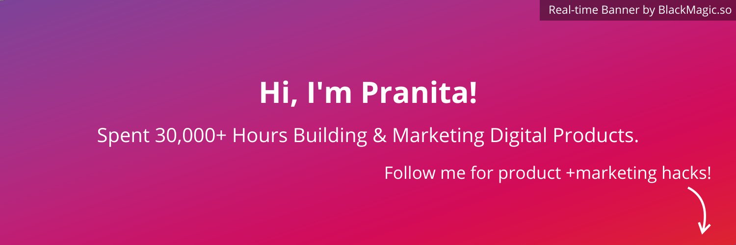 Pranita Saikumar banner