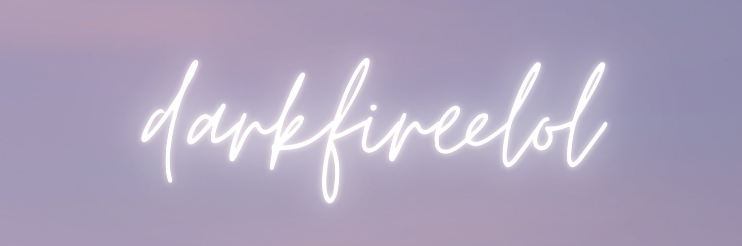 darkfireelol's profile banner image