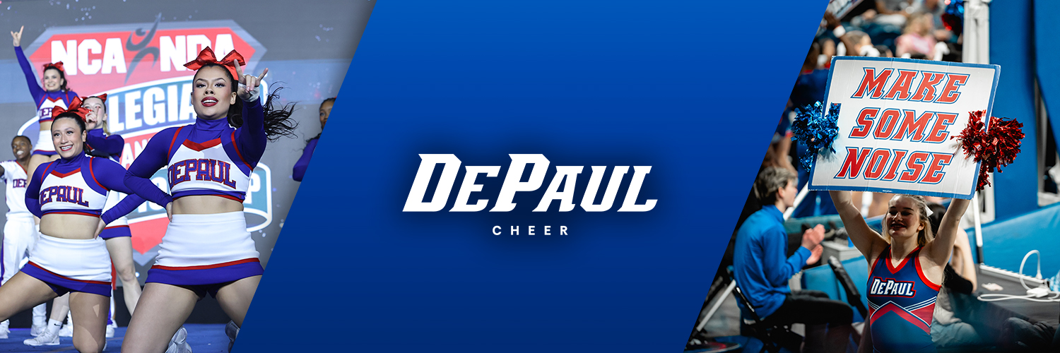 DePaul Cheerleading banner
