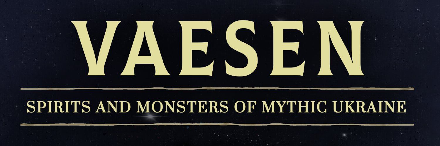 Ukrainian Vaesen Society banner