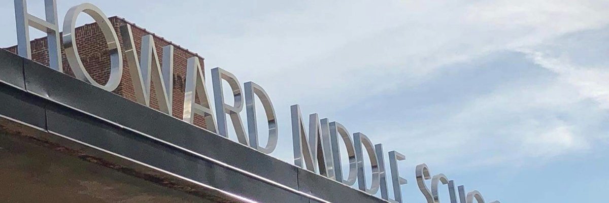 David T. Howard Middle School banner
