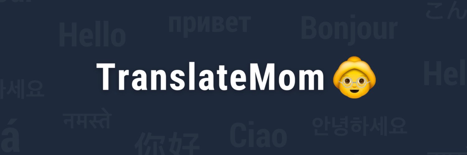TranslateMom banner