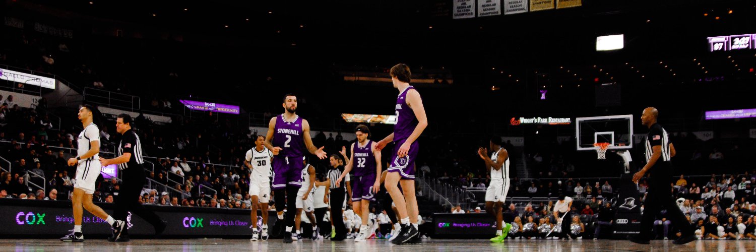 Stonehill Men's Basketball's banner