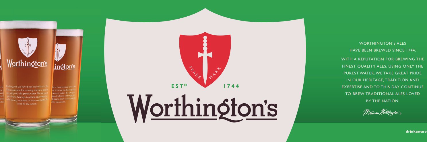 Worthington's banner