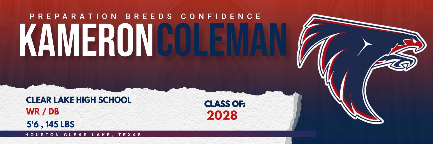 Kameron Coleman's banner