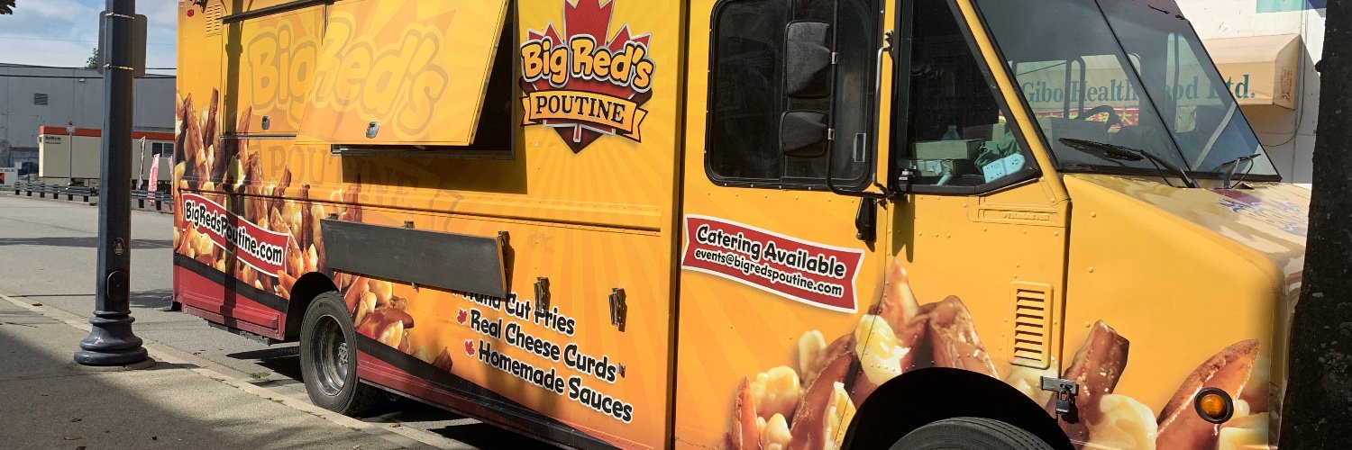 Big Red's Poutine banner