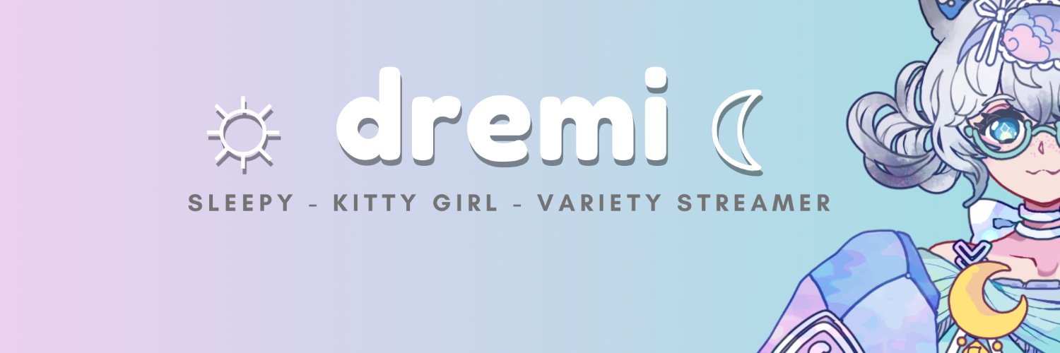 ☼ dremi ☾ pngtuber banner