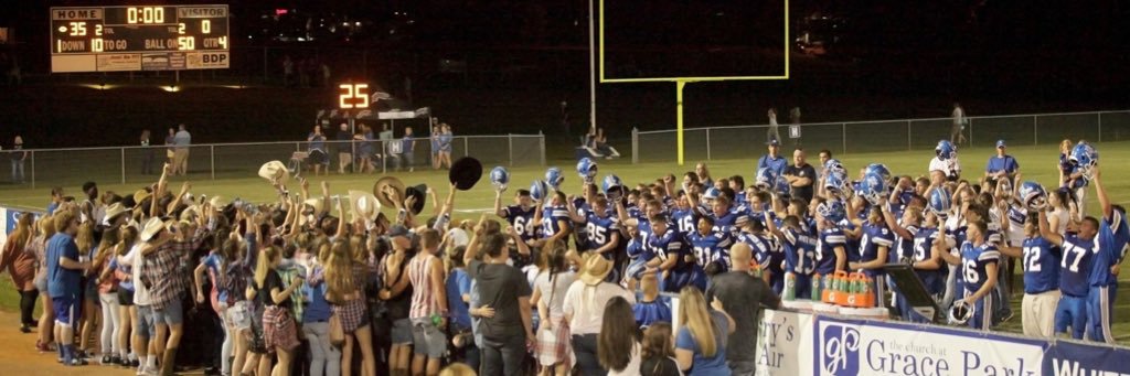 The Blue Crew banner
