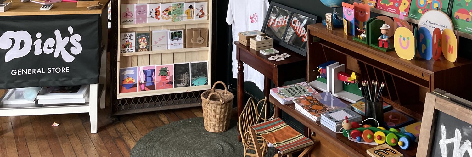 Dick’s general store Macclesfield banner