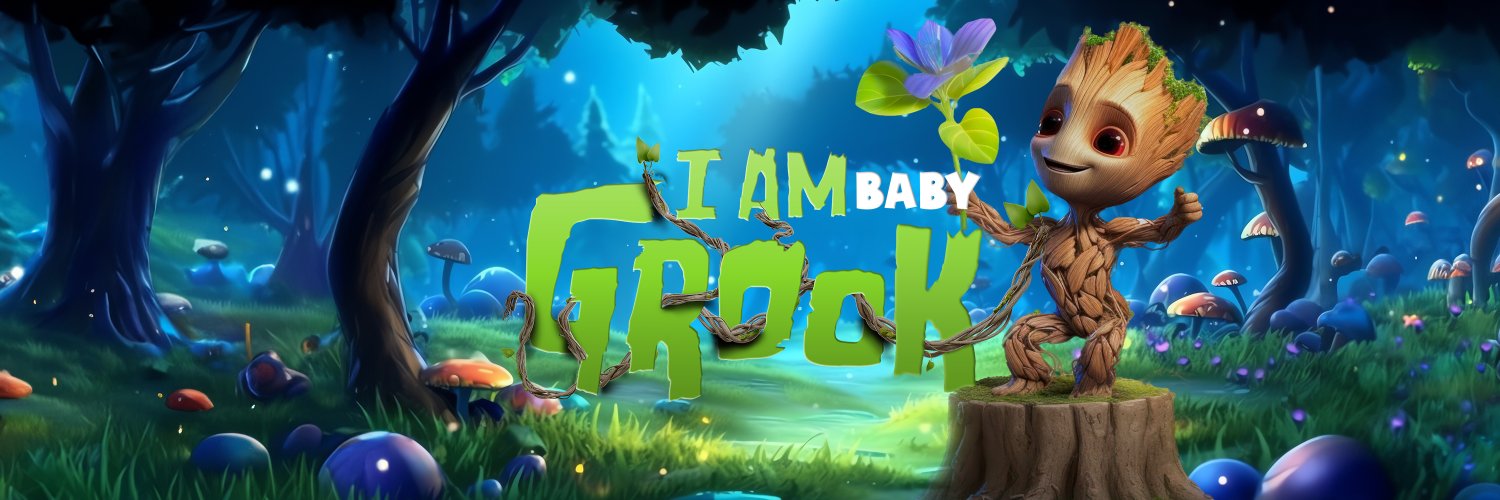 Baby Grok's banner