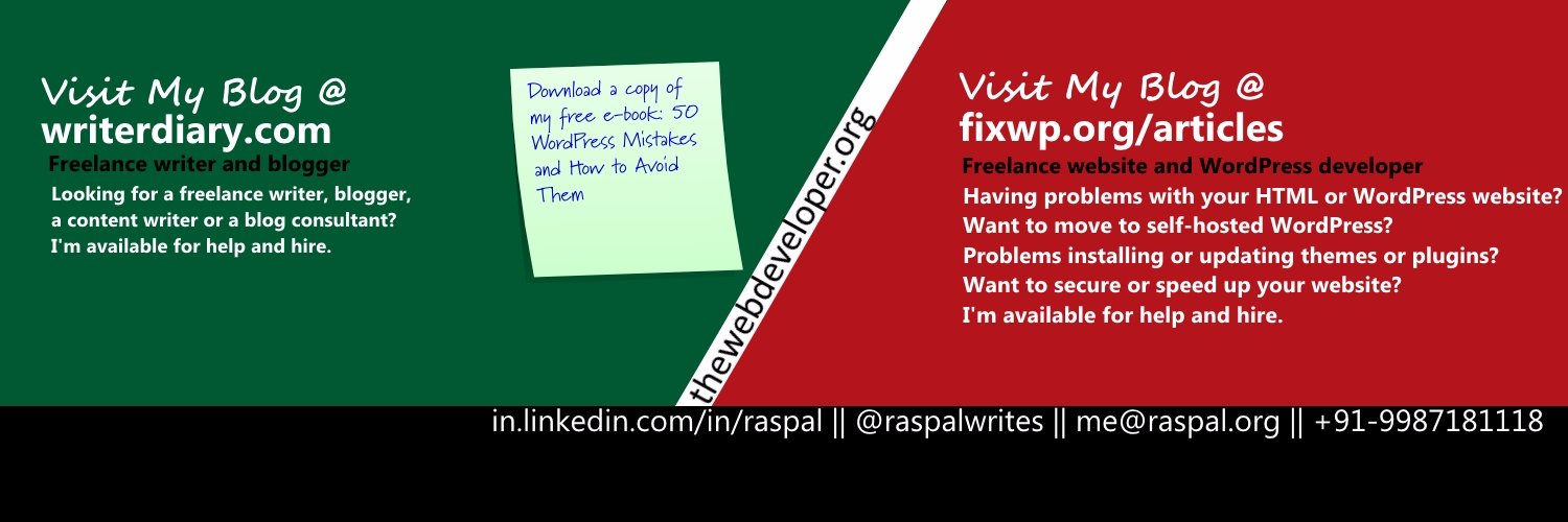 raspalwrites's profile banner image