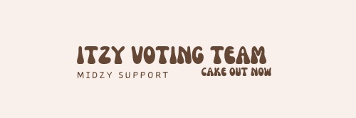 ITZY Voting Team 🍰 banner