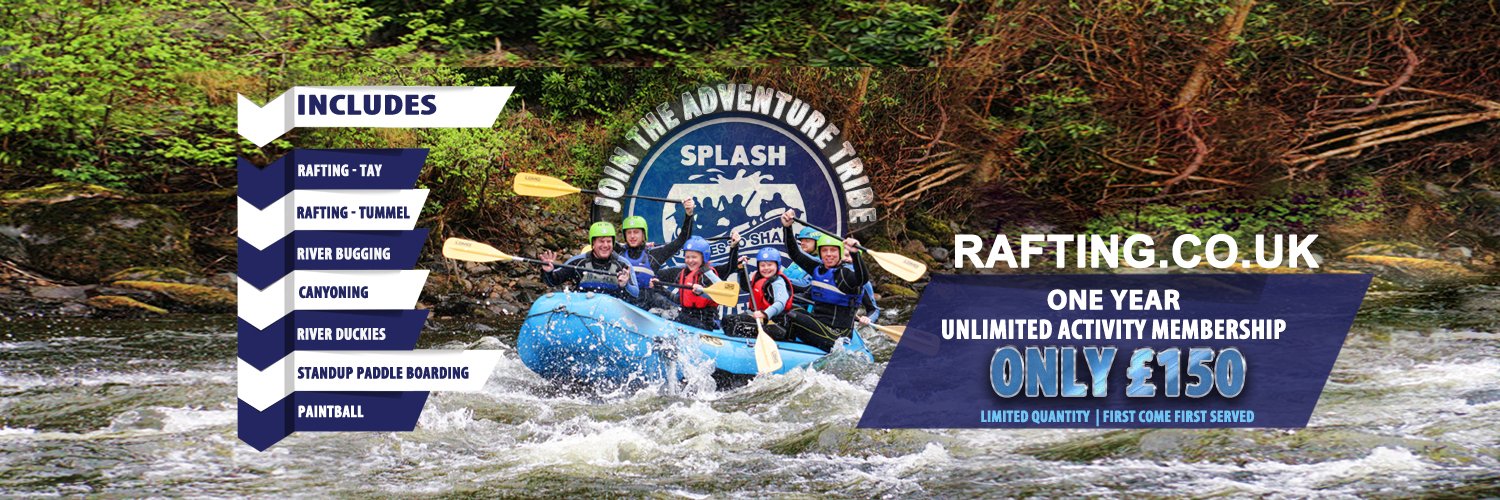 Splash Rafting banner