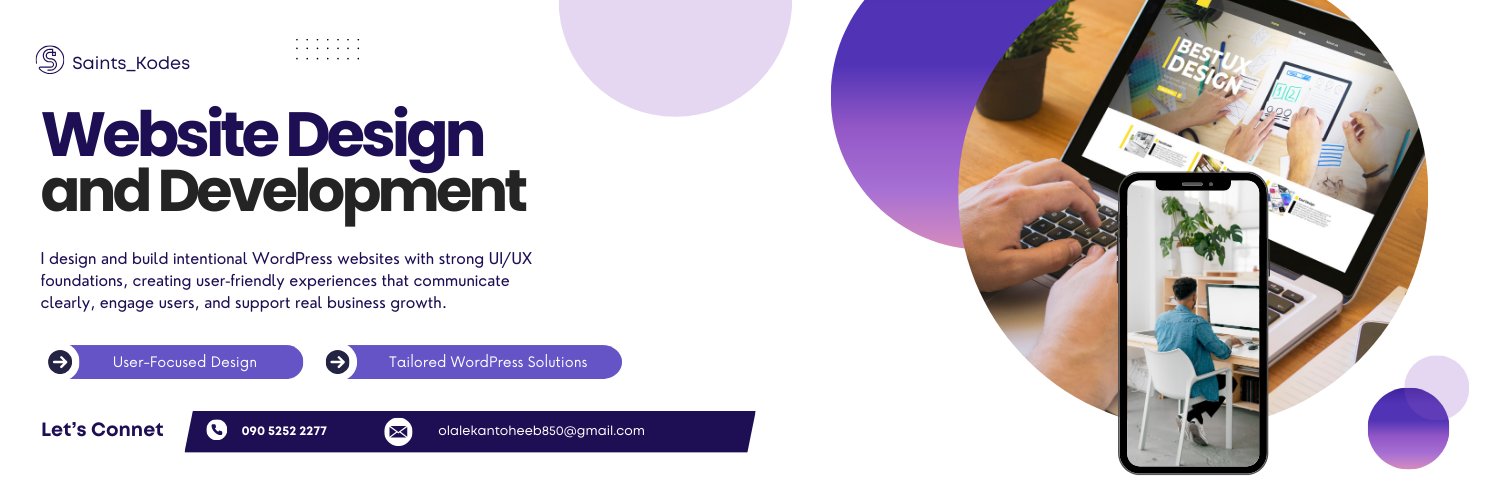 TOHEEB || WordPress Designer✨ banner