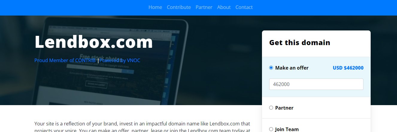 LendBox banner
